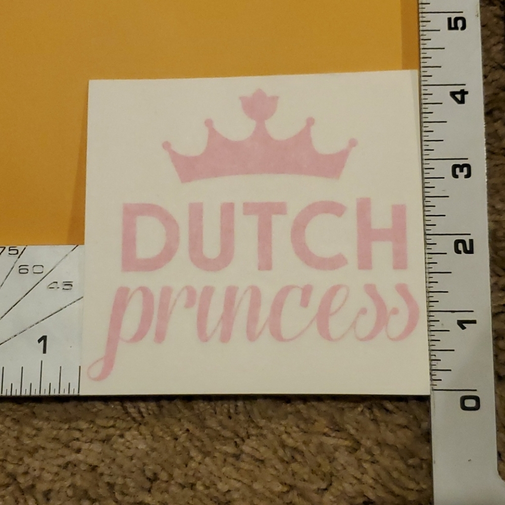 *Dutch Princess decal 2nd release